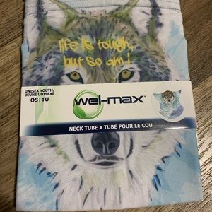NWT Youth Neck Tube (wolf design)